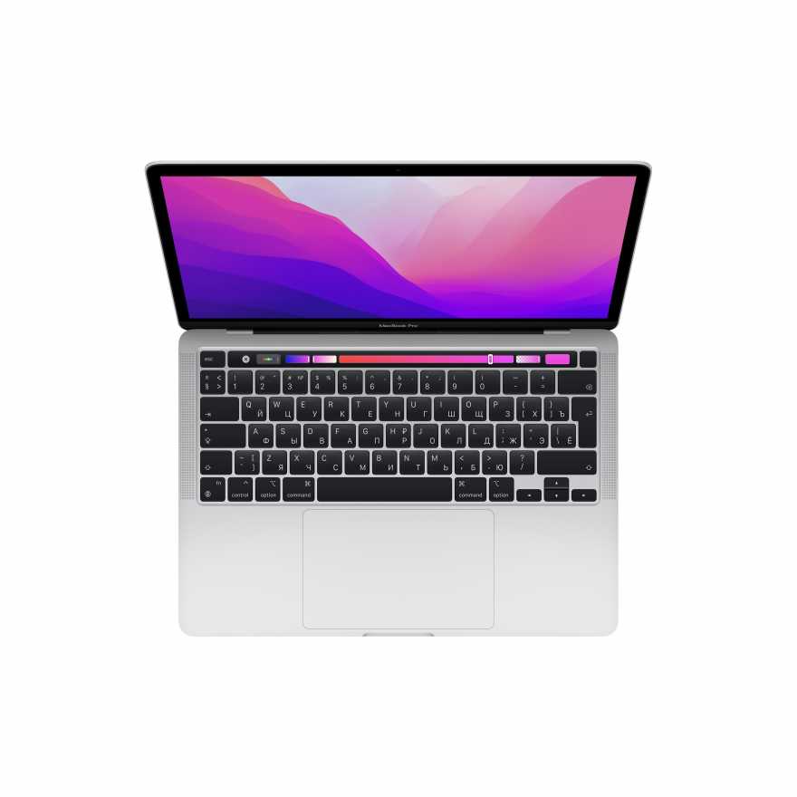 Ноутбук MacBook Pro (M2, 8C CPU/10C GPU, 2022) (MNEP3, серебристый, 256 ГБ, 8 ГБ)