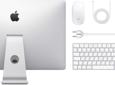 Моноблок APPLE iMac MHK03RU/A, 21.5" 2020, Intel Core i5 7360U, 8ГБ, 256ГБ SSD, Intel Iris Plus Graphics 640, macOS, серебристый и черный