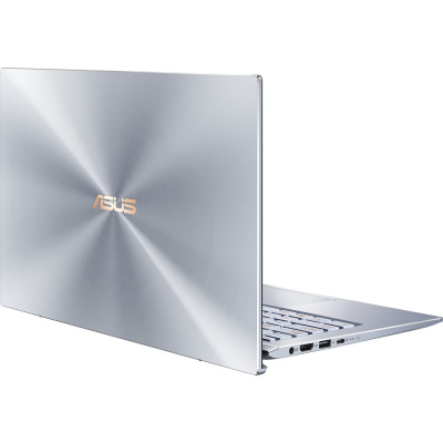 Ноутбук ASUS Zenbook UM431DA-AM001, 14", IPS, AMD Ryzen 5 3500U 2.1ГГц, 8ГБ, 256ГБ SSD, AMD Radeon Vega 8, noOS, 90NB0PB3-M02090, голубой