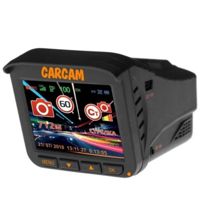 Видеорегистратор с радар-детектором 5 в 1 CARCAM COMBO 5