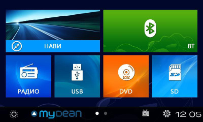 Штатное головное устройство MyDean 2361 (Hyundai ix35 2013-)