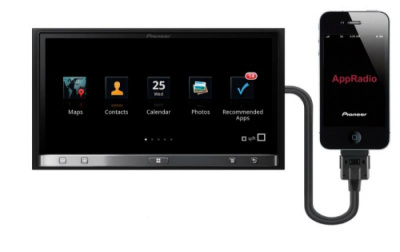 AppRadio c 7'' мультитач экраном, GPS и Bluetooth для Android и iPhone 5