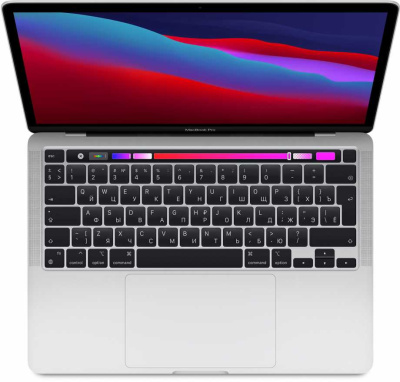 Ноутбук APPLE MacBook Pro M1 13.3", IPS, Apple M1 16ГБ, 512ГБ SSD, Mac OS, серебристый (Z11F0002Z)