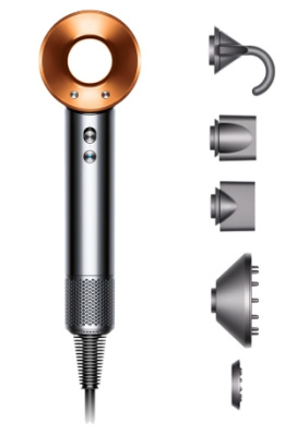 Фен Dyson Supersonic HD08 Nickel/Copper Серый/Медь