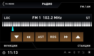 Штатное головное устройство MyDean 3009 (Honda CR-V 2006-2012)