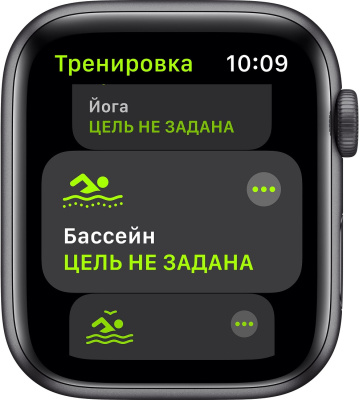 Смарт-часы APPLE Watch Series SE 44мм, темно-серый / черный