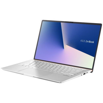 Ноутбук ASUS Zenbook UM433DA-A5029, 14", IPS, AMD Ryzen 5 3500U 2.1ГГц, 8ГБ, 512ГБ SSD, AMD Radeon Vega 8, noOS, 90NB0PD6-M02350, серебристый