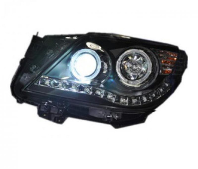Передняя оптика для Toyota Land Cruiser 08-12 с Ксеноном Angel Eye Projector