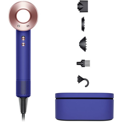 Фен Dyson Supersonic HD07 Vinca Blue/Rose Gift Box Синий/Розовое золото