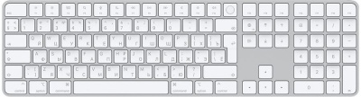 Клавиатура Apple Magic Keyboard with Touch ID and Numeric Keypad серый [mk2c3rs/a]