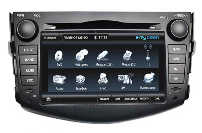 Штатное головное устройство MyDean 7138 (Toyota RAV4 -2012)
