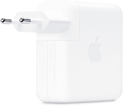 Адаптер питания Apple MRW22ZM/A, 61 Вт, белый