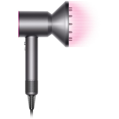 Фен Dyson Supersonic HD07 Fuchsia Серый/Розовый